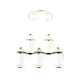 Matubo GemDuo Perlen 8x5mm Crystal